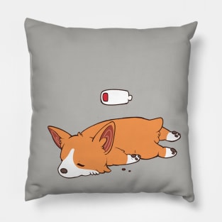 Corgi Sploot Pillow