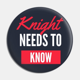 The Game Managers Knight Pin