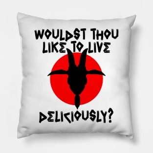 Live Deliciously (Light Shirts) Pillow