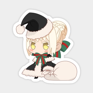 CUTE CHIBI SANTA SABER ALTER 2 from Fate Stay Night Magnet