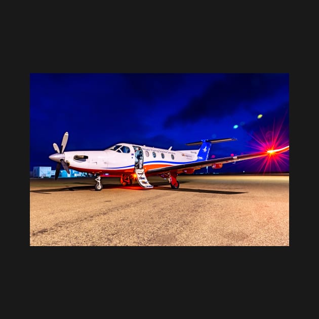 PC-12 at night by GregThompson