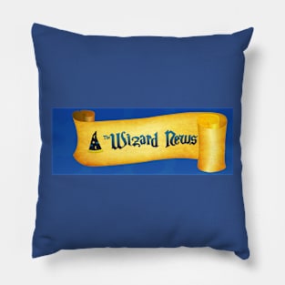 The Wizard News Logo Pillow