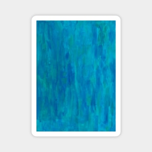 Blue water pattern Magnet