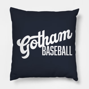 Gotham Baseball Pillow