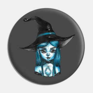 Blue witch Pin