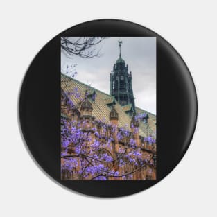 Gothic University Spring Pin