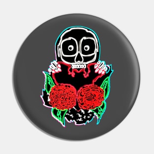 Love You To Neon Death Pin