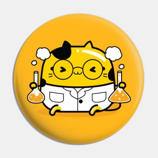 yellow cat chemist profession Pin