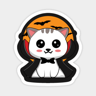 Kawaii Vampire Cat Magnet