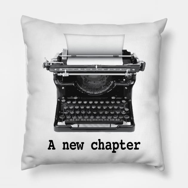 A New Chapter Pillow by Buffyandrews