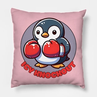 Kickboxing penguin Pillow