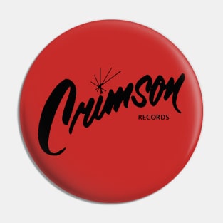 Crimson Records Pin