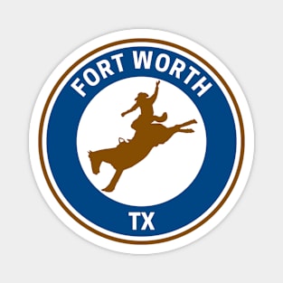 Vintage Fort Worth Texas Magnet