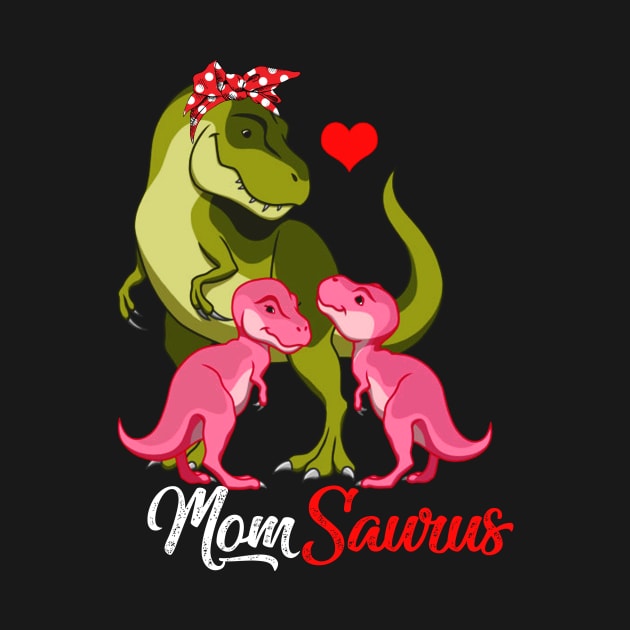 Momsaurus T-Shirt T-rex Mom Saurus Dinosaur by johnbbmerch