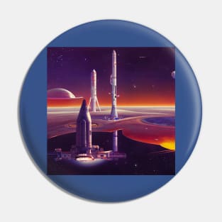 Interplanetary Spaceport Pin