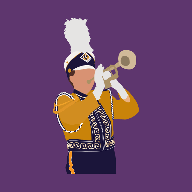 Golden Band from Tigerland Trumpet Player by SLAG_Creative