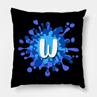 Letter W Pillow