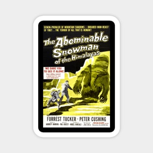 Classic Sci-Fi Movie Poster - The Abominable Snowman Magnet