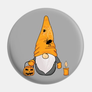 Halloween cute gnome Pin
