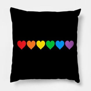 Heart Pocket Lgbt Flag Cute Gay Pride Rainbow Glbt Month Pillow