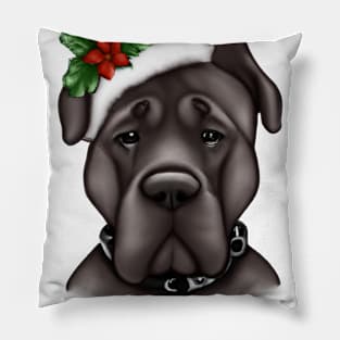 Cute Cane Corso Drawing Pillow