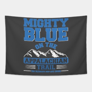 Mighty Blue design (white mountains) Tapestry