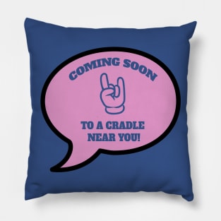 Funny Pregnancy Announcement It's A Girl Pillow