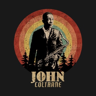 Retro Sunset John Coltrane T-Shirt