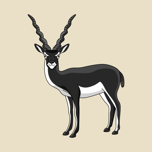 Blackbuck antelope illustration by Cartoons of fun