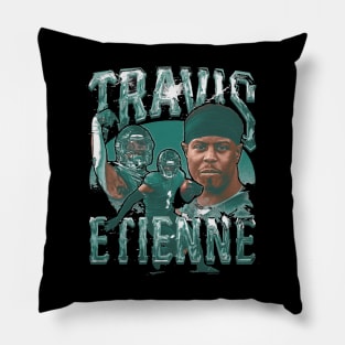 Travis Etienne Jacksonville Vintage Pillow