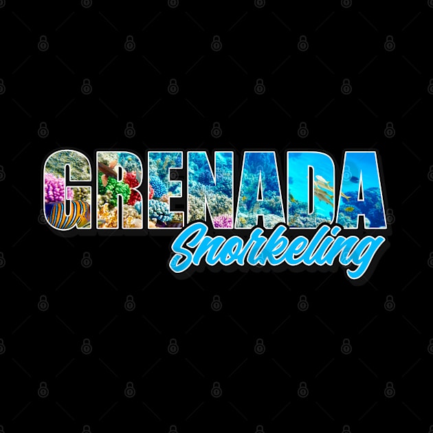 Grenada snorkeling design. Perfect present for mom dad friend him or her by SerenityByAlex