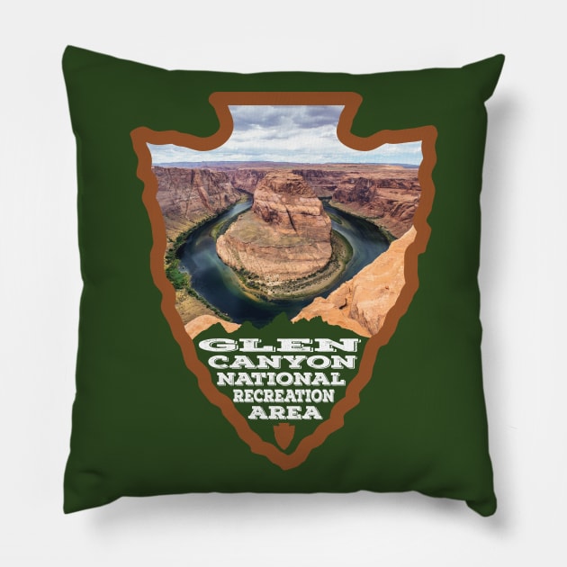 Glen Canyon National Recreation Area photo arrowhead Pillow by nylebuss