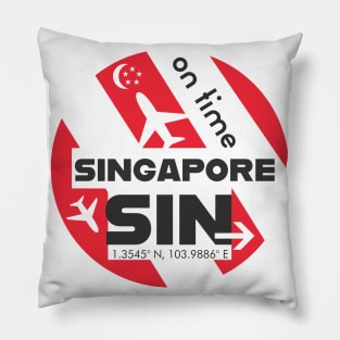 Singapore Soaring: Embracing the Spirit of SIN Airport Pillow