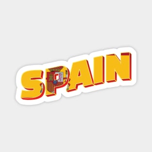 Spain Vintage style retro souvenir Magnet