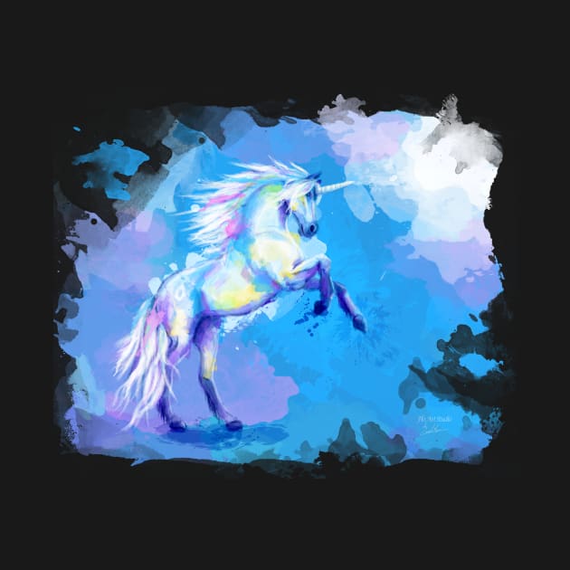 Unicorn Dream - fantasy animal by Flo Art Studio