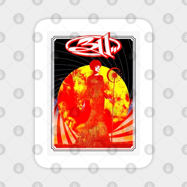 311 music poster Magnet by masri hudi