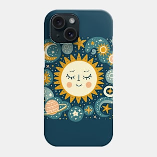 Serenity in the Cosmos - Dark Phone Case