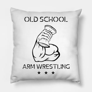 Old School Arm Wrestling 2 Pillow