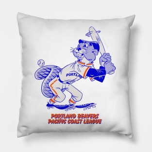 Defunct Portland Beavers PCL Baseball 1972 Pillow