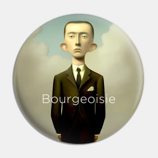 Bourgeoisie: A bourgeoisie man stands alone Pin