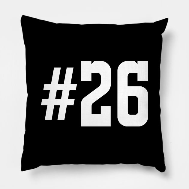 26 T-Shirt Pillow by moohe