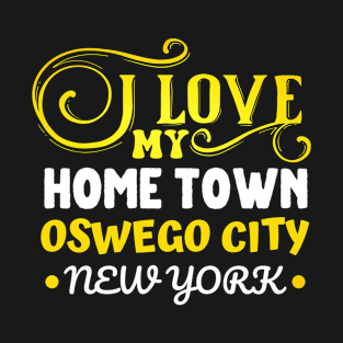 I love Oswego City New York T-Shirt