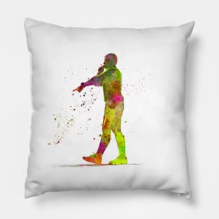 Sports referee in watercolor Pillow