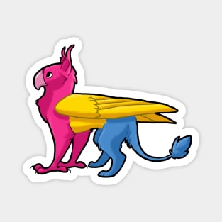 Pansexual Pride Gryphon Magnet