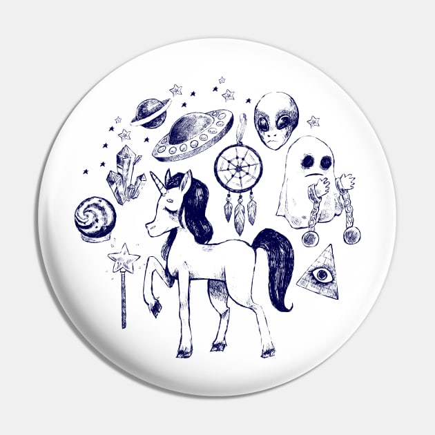 Mystical creatures collection Pin by Mako Design 