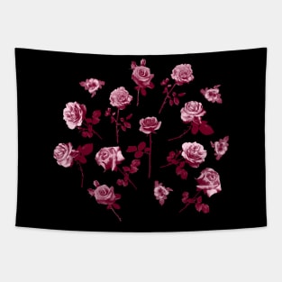 Pink Roses Tapestry