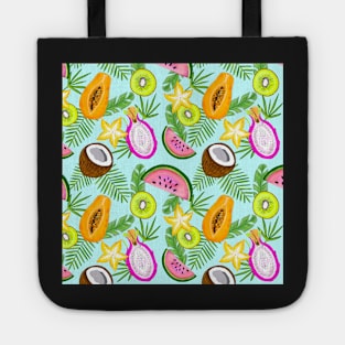 Tropical fruit pattern Tote