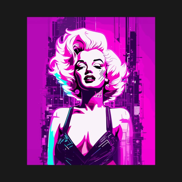 Cyber Marilyn by Kingrocker Clothing