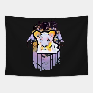 Lion Drawing Painting Design Art Tapestry