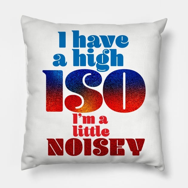 I have a high ISO Pillow by Ripples of Time